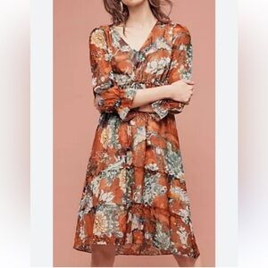 Hemant & Nandita Zeri Peasant Dress NWOT